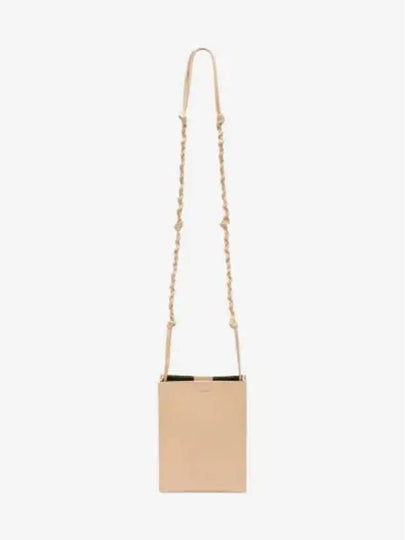 Tangle Small Leather Cross Bag Beige - JIL SANDER - BALAAN 2