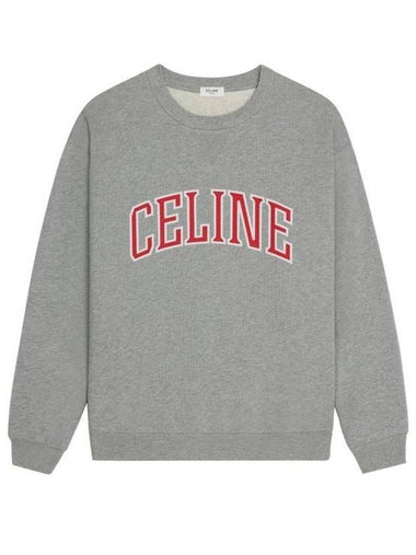 Logo Print Sweatshirt Grey - CELINE - BALAAN 1