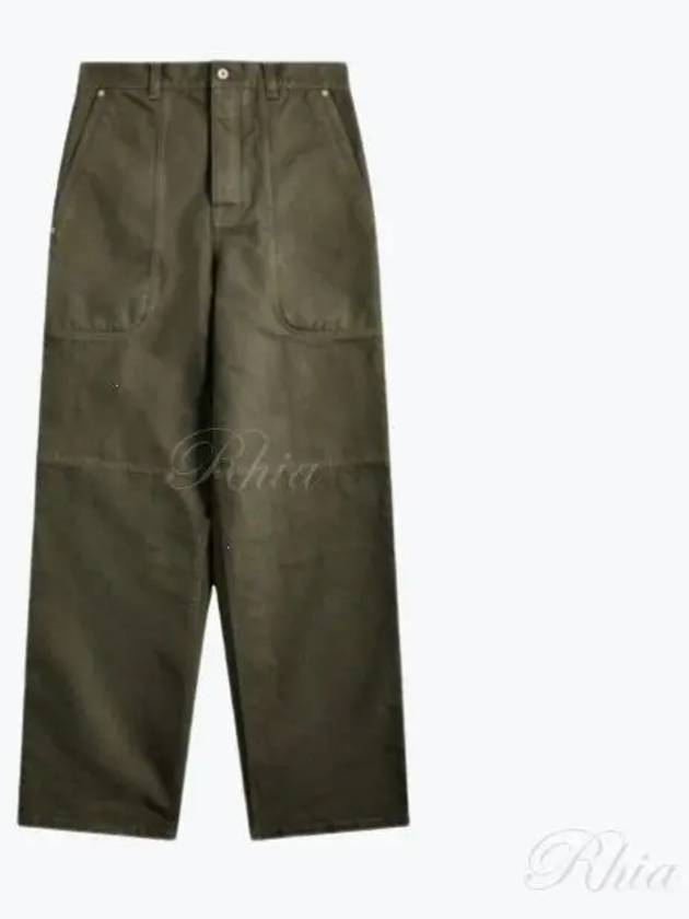 Cargo Pants Khaki Green - LOEWE - BALAAN 2