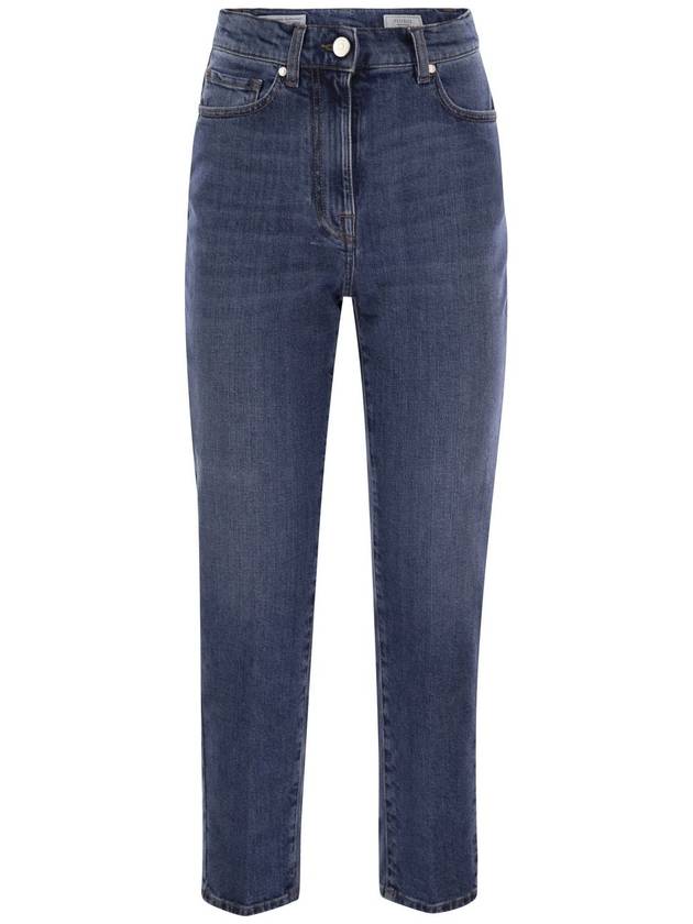 Stretch cotton denim trousers - PESERICO - BALAAN 1