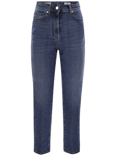 Stretch cotton denim trousers - PESERICO - BALAAN 1