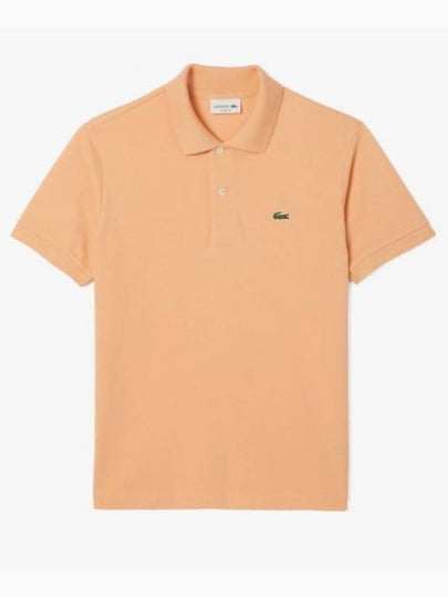 Men's Logo Classic Fit Cotton Short Sleeve Polo Shirt Orange - LACOSTE - BALAAN 2