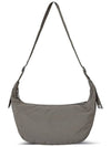 Stitched Hobo Cross Bag Gray - THE GREEN LAB - BALAAN 1