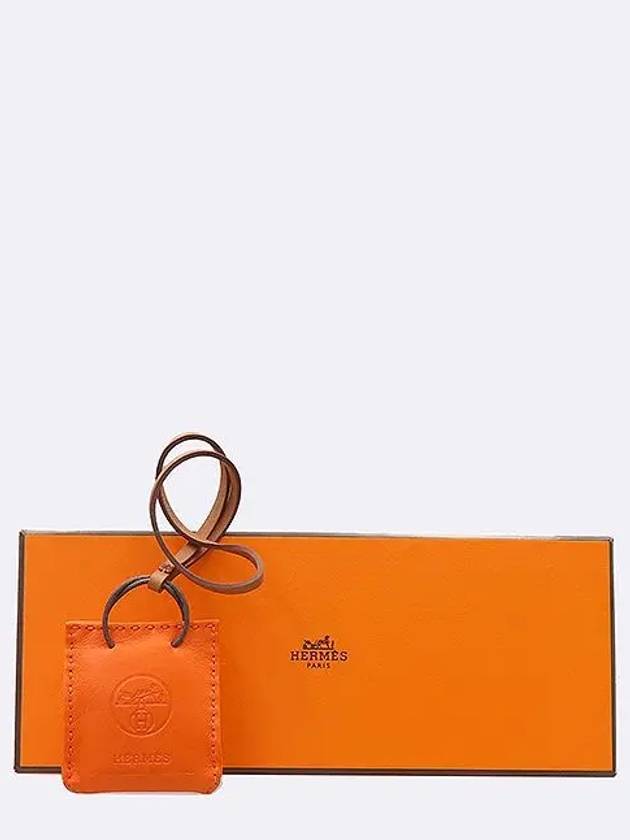 H079065CAAB Orange Color Sac de Bag Charm - HERMES - BALAAN 4