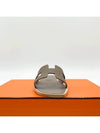 Oran Leather Sandals Etoupe - HERMES - BALAAN 4