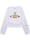 Logo Print Cotton Sweatshirt White - VIVIENNE WESTWOOD - BALAAN 2