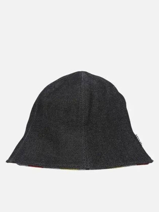 Printed logo reversible men s bucket hat CACCXSAC016 DEN009 7463 1039826 - SUNNEI - BALAAN 1