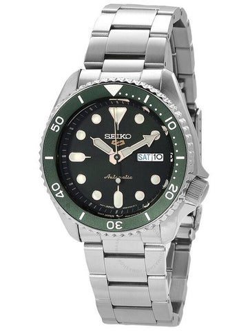 Seiko 5 Sports Automatic Green Dial Men's Watch SRPD63 - SEIKO - BALAAN 1