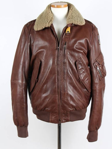 men leather jacket - PARAJUMPERS - BALAAN 1