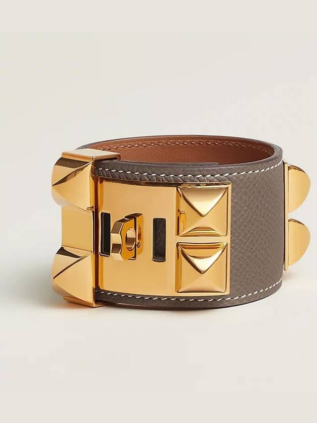 Collier De Chien Bracelet Etoupe Gold - HERMES - BALAAN 3