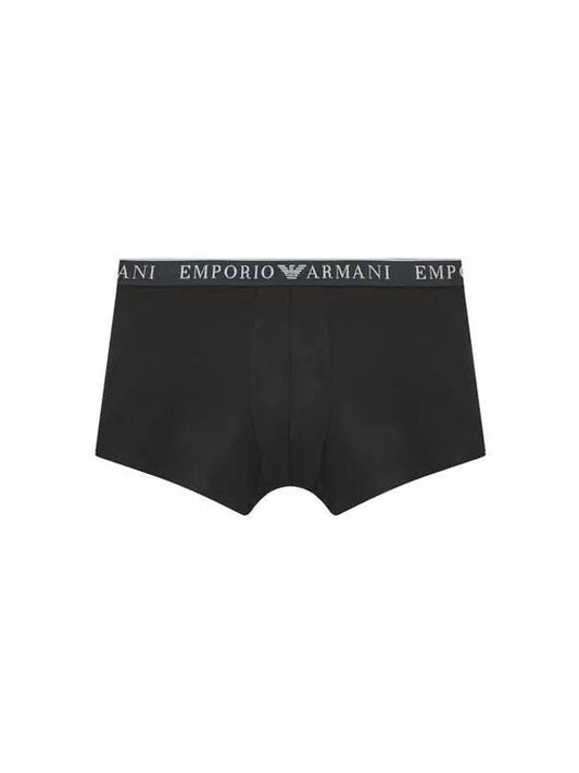 UNDERWEAR 8th Anniversary Last Armani 9 7 8 Men s Embroidered Logo Banding Drawn Black 271742 - EMPORIO ARMANI - BALAAN 1