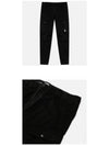 y Men's Lens Wappen Straight Pants Black - CP COMPANY - BALAAN 5