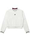 Airy Hybrid Crew Neck Top OFF WHITE WOMAN - MALBON GOLF - BALAAN 1