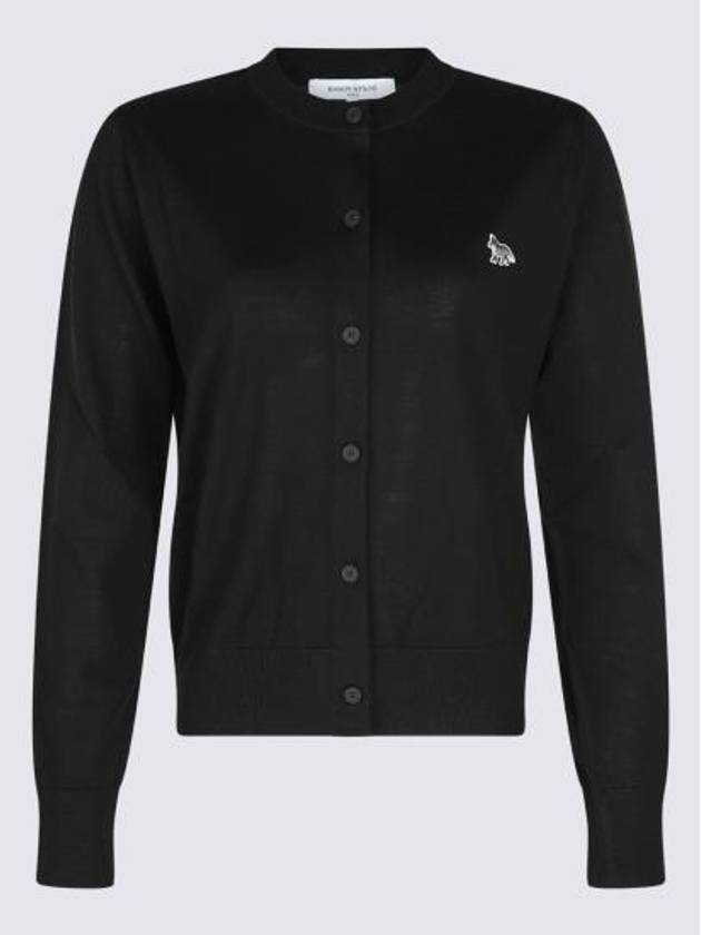 Baby Fox Patch Regular Cardigan Black - MAISON KITSUNE - BALAAN 3