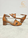 Used luxury goods Lewis It 37 Brown natural sense 50 strap sandals - HERMES - BALAAN 4