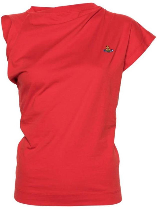 Women's Hebo Short Sleeve T-Shirt Red - VIVIENNE WESTWOOD - BALAAN 1