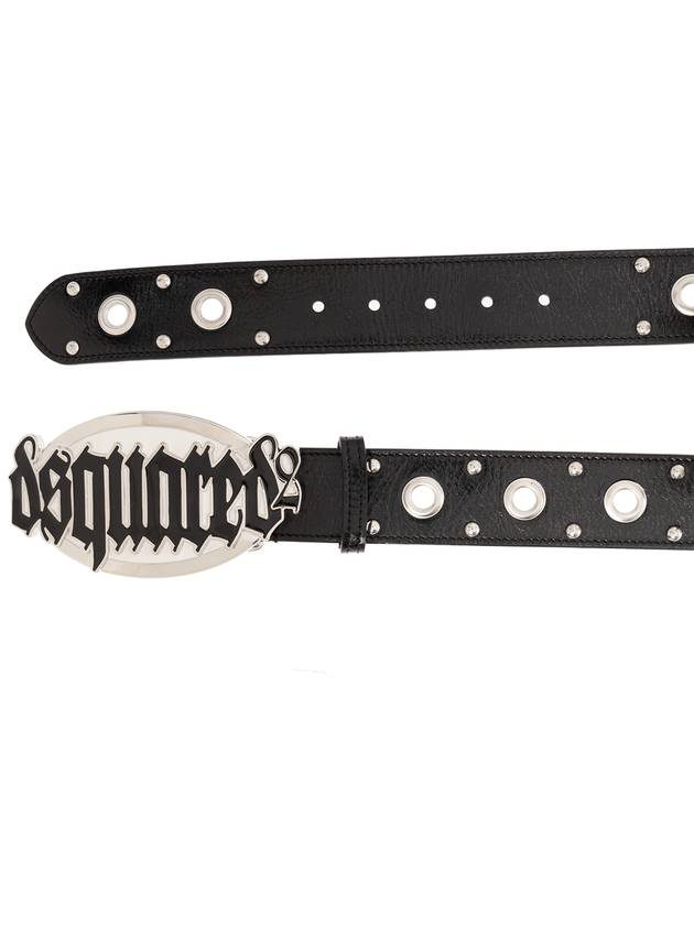 Gothic Logo Leather Belt BEW0406015000012124 B0711003144 - DSQUARED2 - BALAAN 5