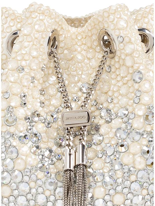 Jimmy Choo Handbag Bon Bon, Women's, Cream - JIMMY CHOO - BALAAN 6