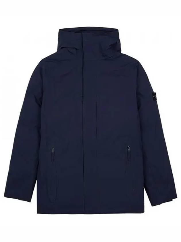 Kids Logo Patch Hooded Padding Navy - STONE ISLAND - BALAAN 2