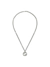 Sterling Interlocking G Necklace Silver YBB678651001 - GUCCI - BALAAN 1