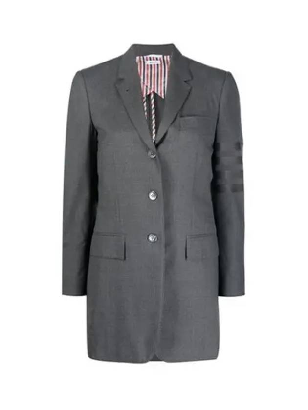 4 Bar Wool Jacket Grey - THOM BROWNE - BALAAN 2