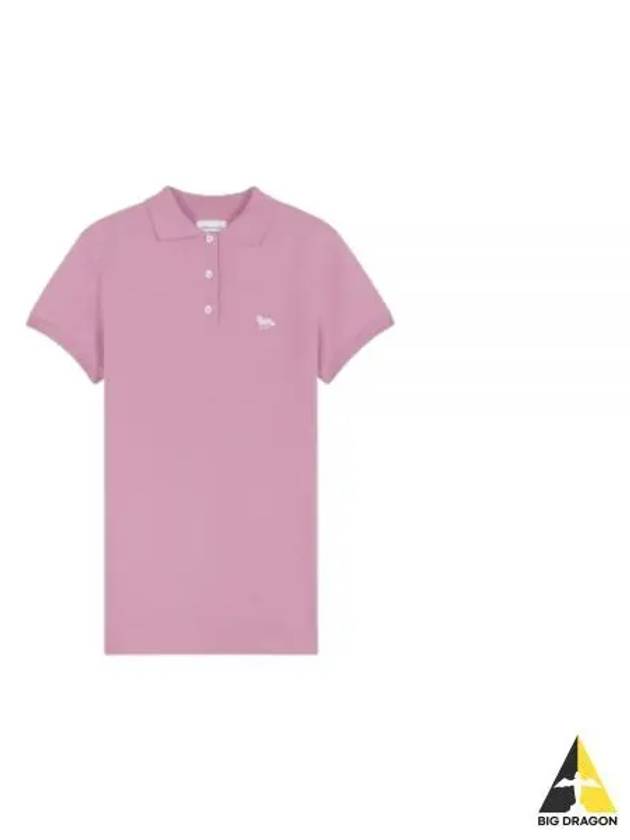 Baby Fox Patch Regular Polo Shirt Blossom - MAISON KITSUNE - BALAAN 2