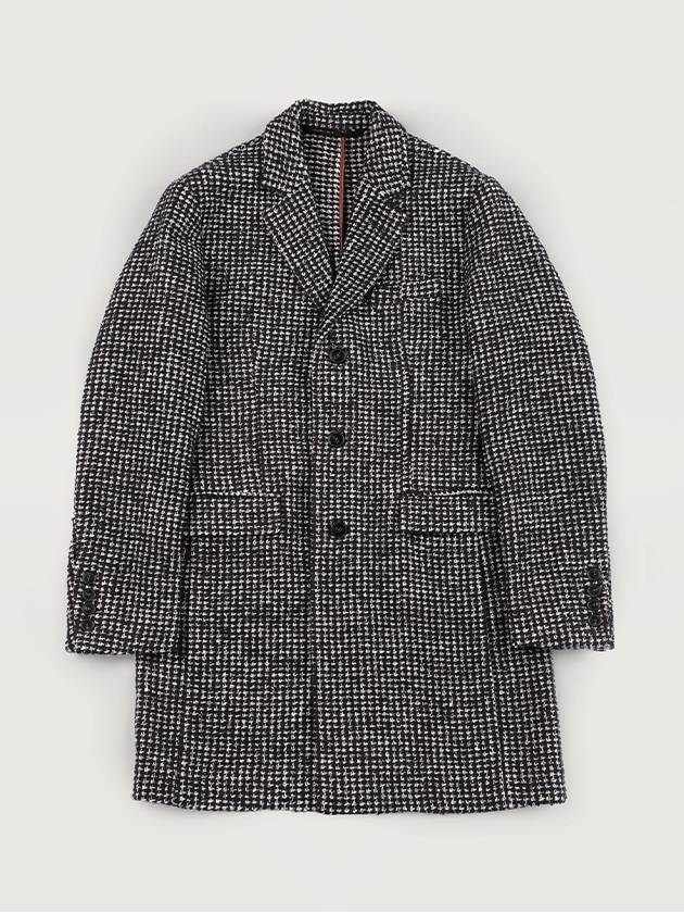 Made In Italy Single breasted checked wool blend coat F SCOAT54 - PANICALE - BALAAN 4