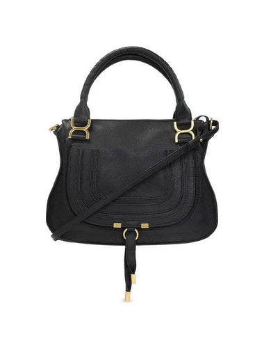 Marcie Medium Tote Bag Black - CHLOE - BALAAN 1