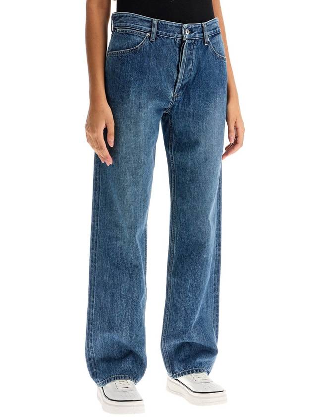 loose fit straight cut jeans - JIL SANDER - BALAAN 2