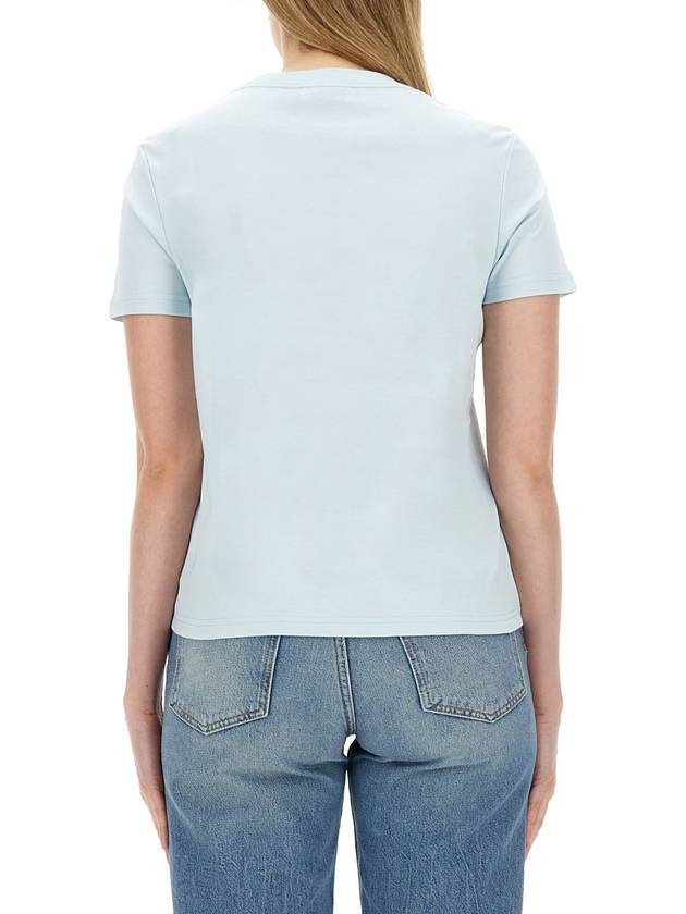 Short Sleeve T-Shirt RW TS0030 J134 E24270 AZURE - LANVIN - BALAAN 4