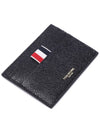 Note Compartment Card Wallet Black - THOM BROWNE - BALAAN 6