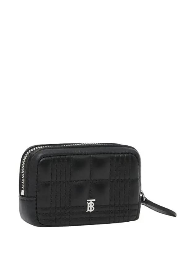 Lola Quilted Leather Pouch Black - BURBERRY - BALAAN 4