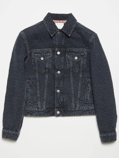 Rye Monogram Denim Jacket Blue - ACNE STUDIOS - BALAAN 2