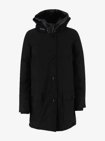 ARCTIC HIGH COLLAR PARKA BLACK CFWWOU0547FRUT0001 BLK Arctic high collar parka 925111 - WOOLRICH - BALAAN 1