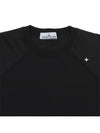 Stellina Cotton Short Sleeve T-Shirt Black - STONE ISLAND - BALAAN 4