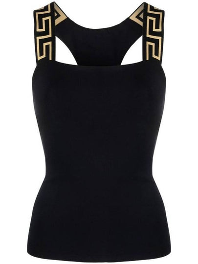 Women's Greca Border Sleeveless Black - VERSACE - BALAAN 2