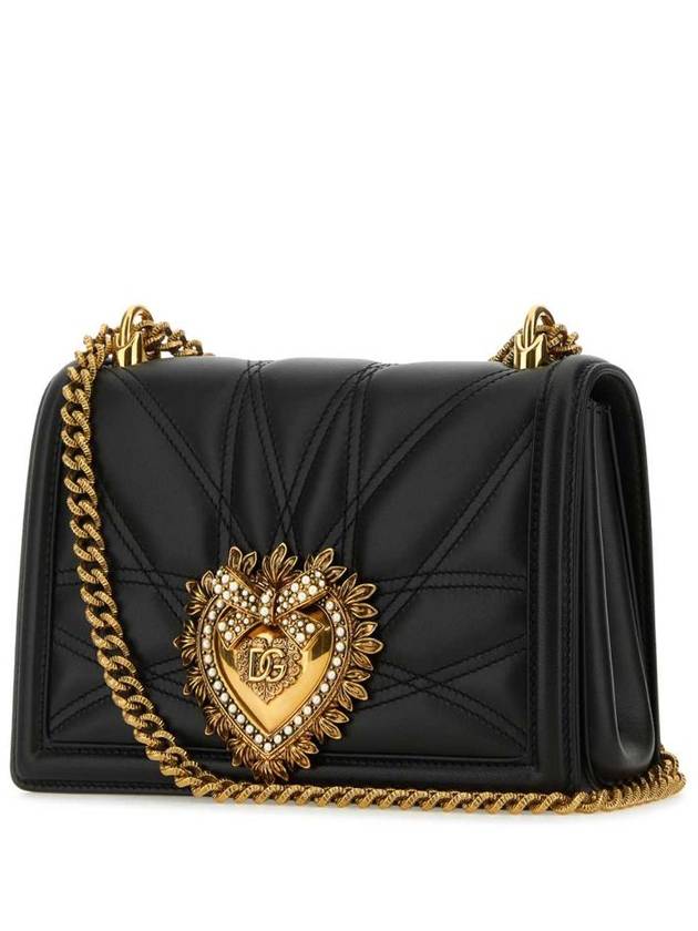 Devotion Heart Logo Shoulder Bag Black - DOLCE&GABBANA - BALAAN 3