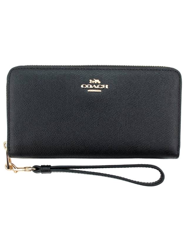 Crossgrain Zipper Around Wallet C3441 IMBLK - COACH - BALAAN 2