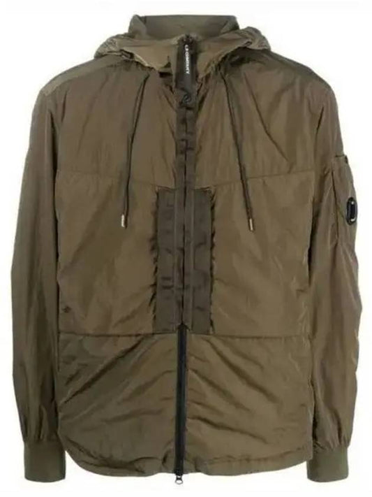 Lens Wappen Hooded Jacket Green - CP COMPANY - BALAAN 2