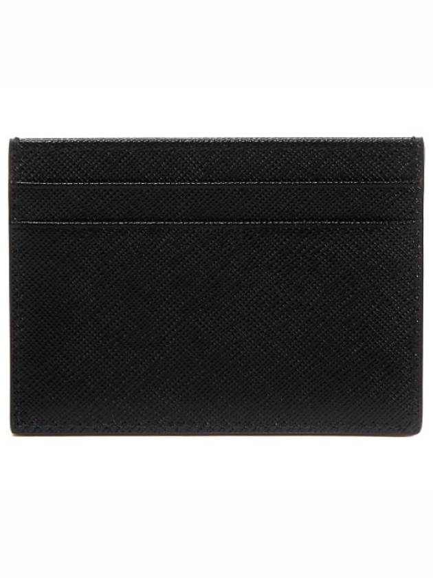 Saffiano Leather Card Holder Black - PRADA - BALAAN 3