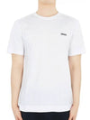 Men s Chest Logo Short Sleeve White E7360A5 B760 N00 - ERMENEGILDO ZEGNA - BALAAN 2