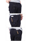 Men's Cropped Straight Jeans Navy - THE EDITOR - BALAAN.