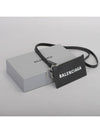 Cash Keyring Card Case Black Silver - BALENCIAGA - BALAAN 6