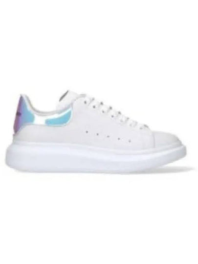 Oversized Smooth Calf Leather Sneakers White Shock Pink - ALEXANDER MCQUEEN - BALAAN 2