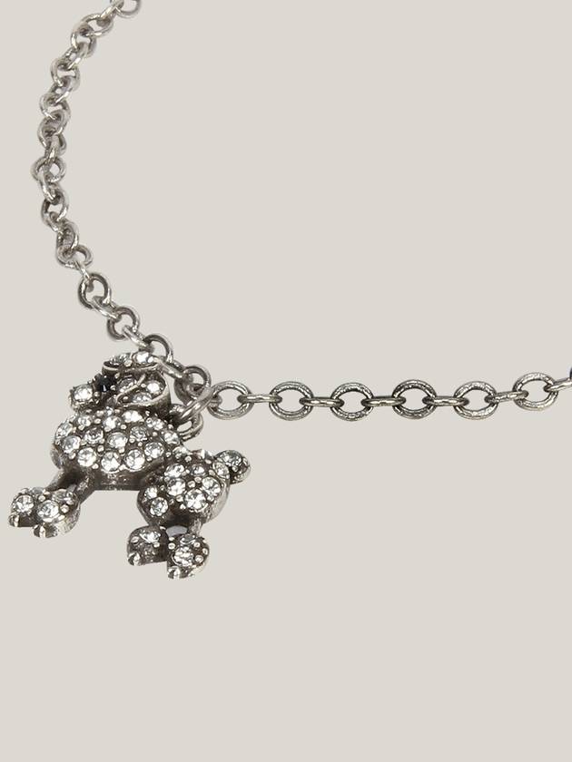 Poodle Charm Chain Bracelet Silver - MARC JACOBS - BALAAN 4