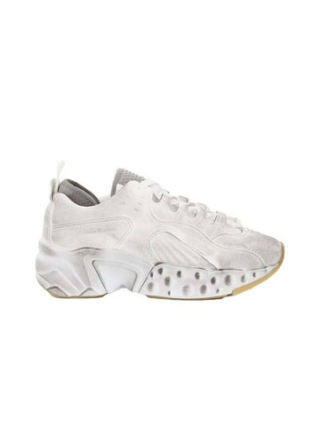 Manhattan Tumbled Low Top Sneakers White - ACNE STUDIOS - BALAAN 1