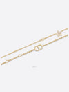 Petit CD Double Necklace Gold - DIOR - BALAAN 3