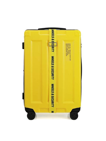 Wheels And Containers PC Hard 24 Inch Carrier Yellow - RAVRAC - BALAAN 1