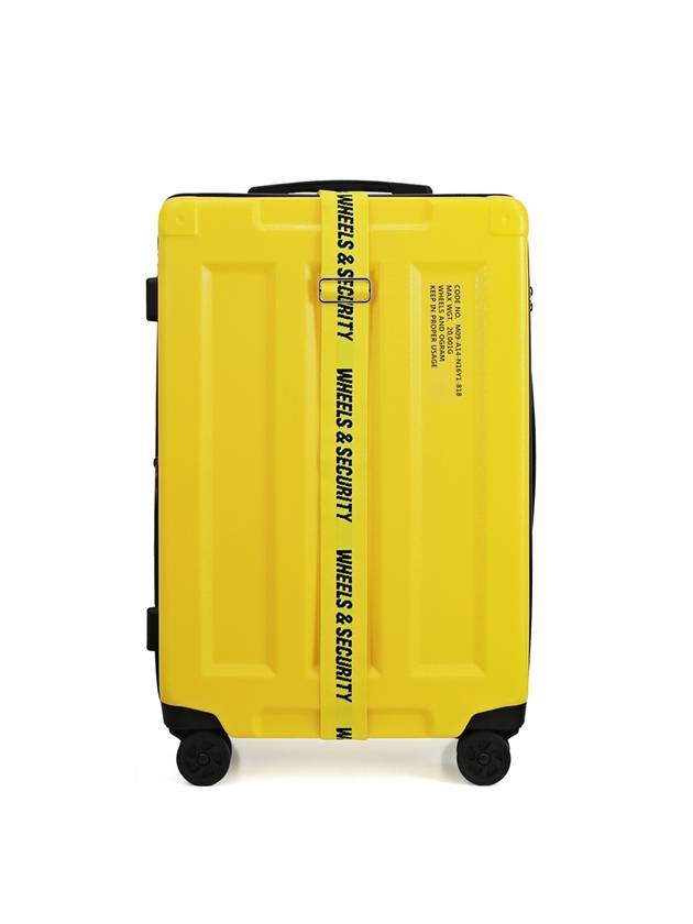 Wheels And Containers PC Hard 24 Inch Carrier Yellow - RAVRAC - BALAAN 2