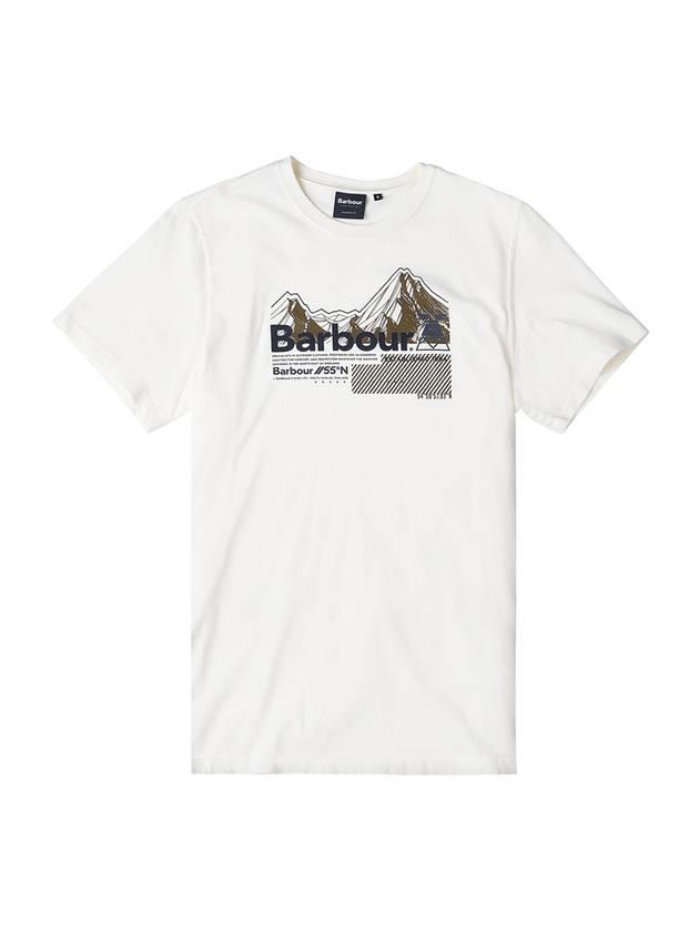 Logo Printed Cotton T-Shirt MTS1099 WH32 - BARBOUR - BALAAN 11